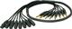 Gold 8 Channel TRS-XLRF Snake Cable 3m