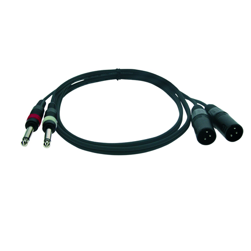 2 Mono JACK M - 2 XLR M (3m)