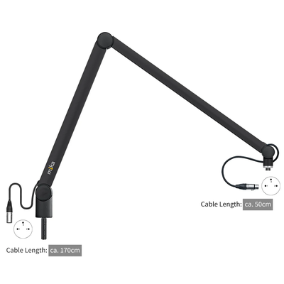 Mika Mic Arm XL Black XLR