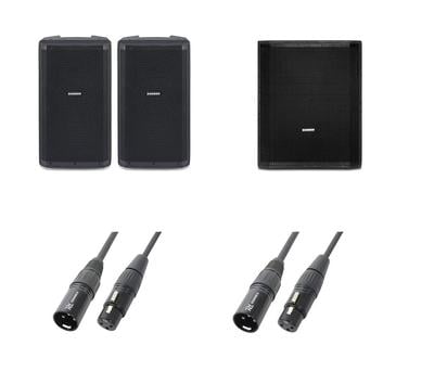 Samson MEGA Active Speaker - Sub Bundle