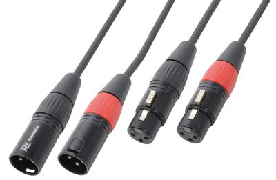 CX60-05 2x XLR M - 2 x XLR F