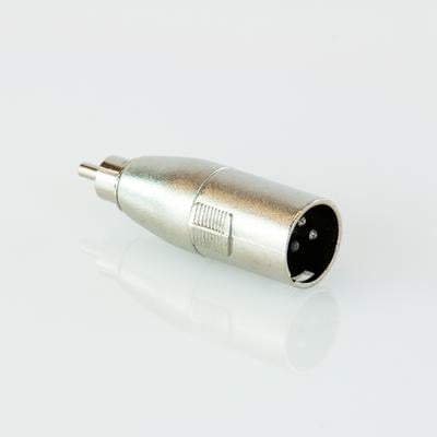 HY4852 Male RCA to Male XLR adapter