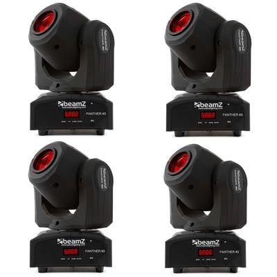 Bundle with 4x Panther 40 LED Spots