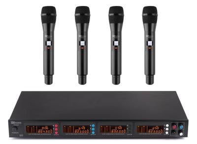 PD504H UHF Handheld Wireless Microphone Set