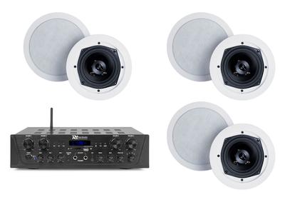 Multi-zone Audio System Bundle w 6 speakers