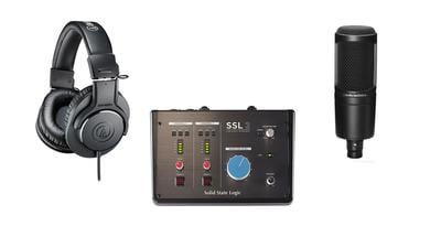 SSL2 Music Production Value Bundle