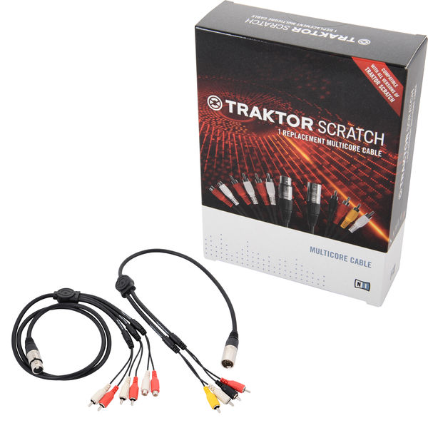 Traktor Scratch Replacement Multicore Cable