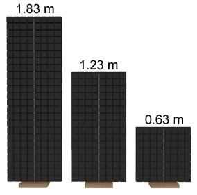 Flexi Wall - 3 full height Units