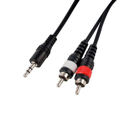 HH2099 2x RCA male - 3,5 mm TRS 6m
