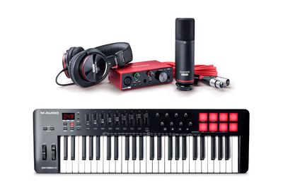 Scarlett Solo Studio Pack (3nd Gen) + M-Audio Oxygen 49 MKV