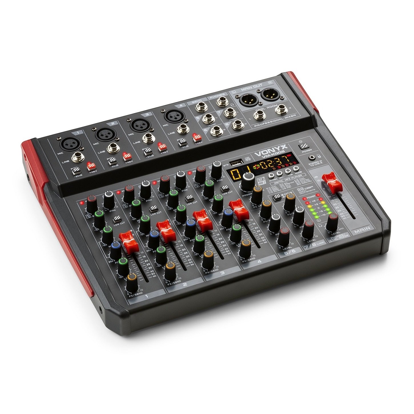 VM-KG08 8-channel music mixer