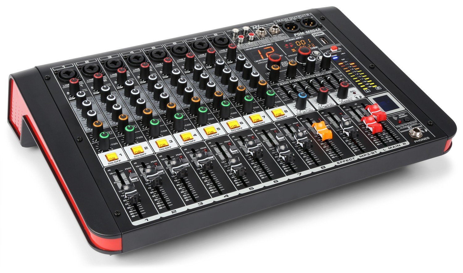  PDM-M804A 8-Channel Powered Mixer