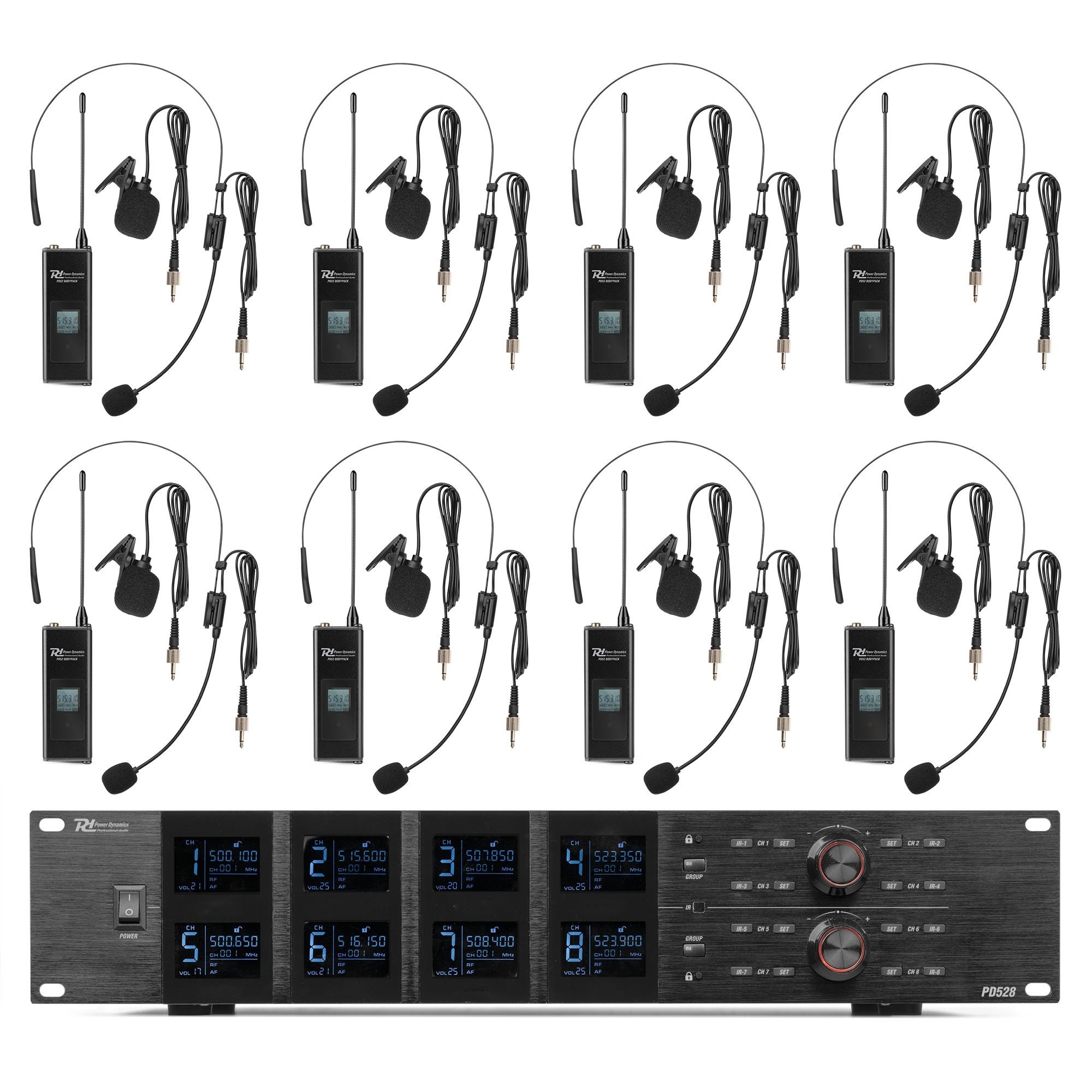   PD528B UHF Wireless Microphone Set