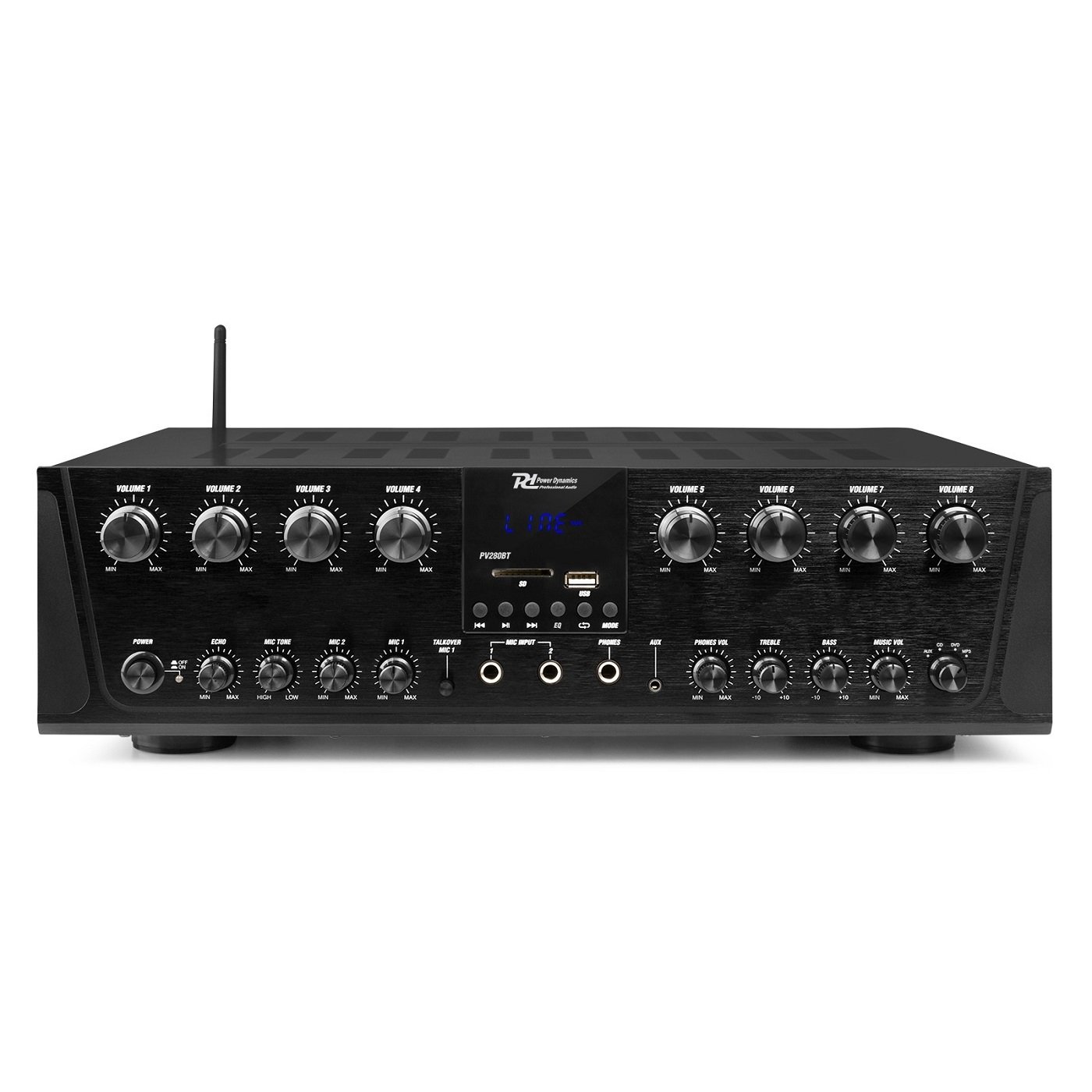 PV280BT 8-Zone Audio Amplifier