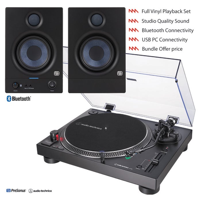 Audio-Technica AT-LP120-USB Professional Vinyl DJ Turntable HD