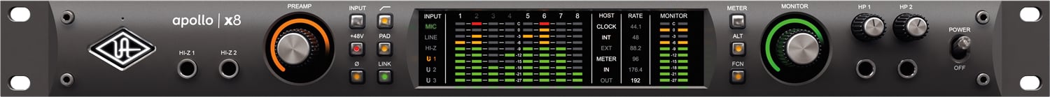 Apollo x8 Thunderbolt 3 Interface