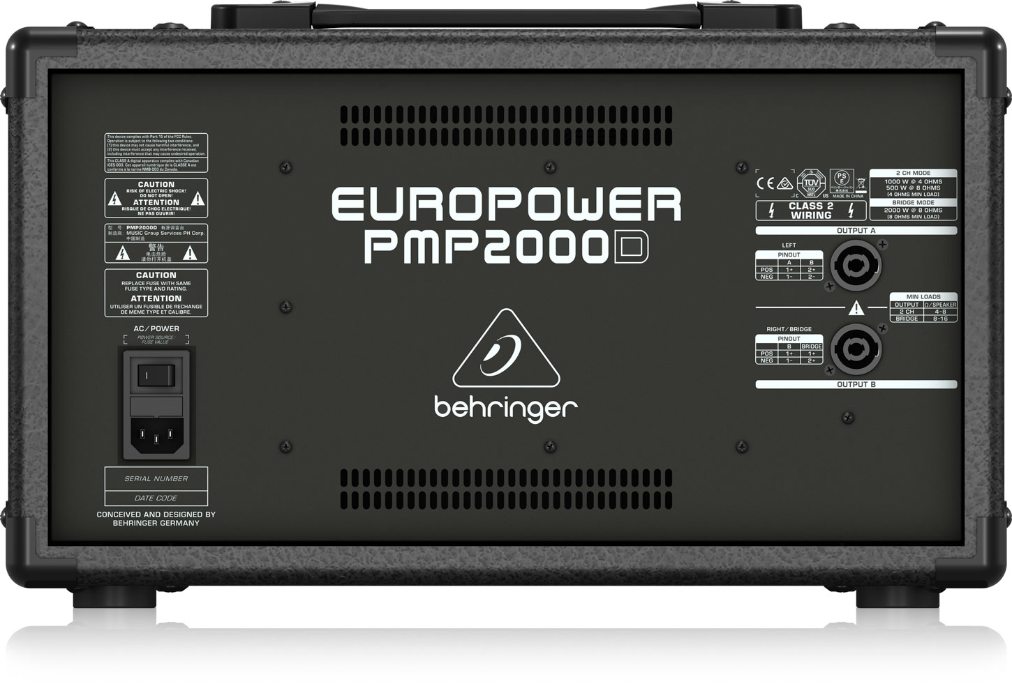EUROPOWER PMP2000D back