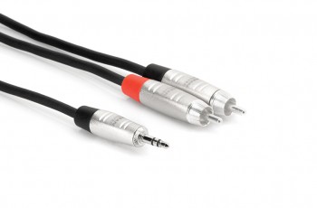 HMR-010Y 3.5mm TRS - 2x RCA 3 m