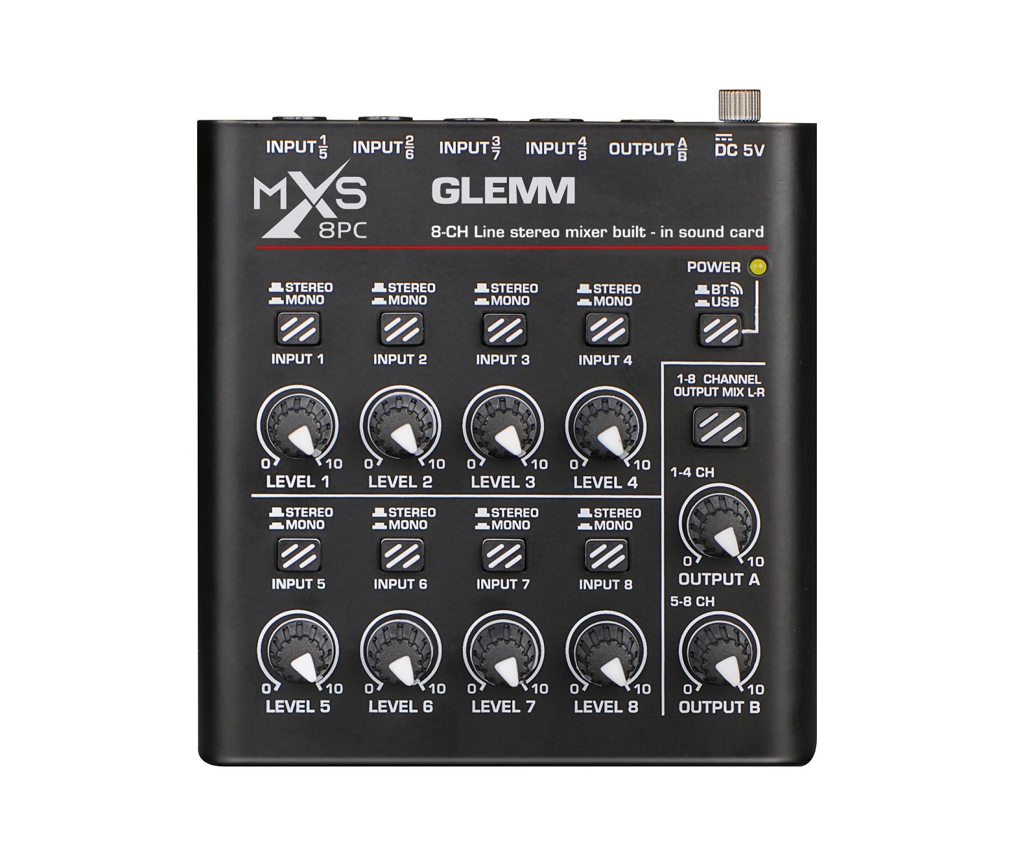 MXS 8PC Microphone Mixer