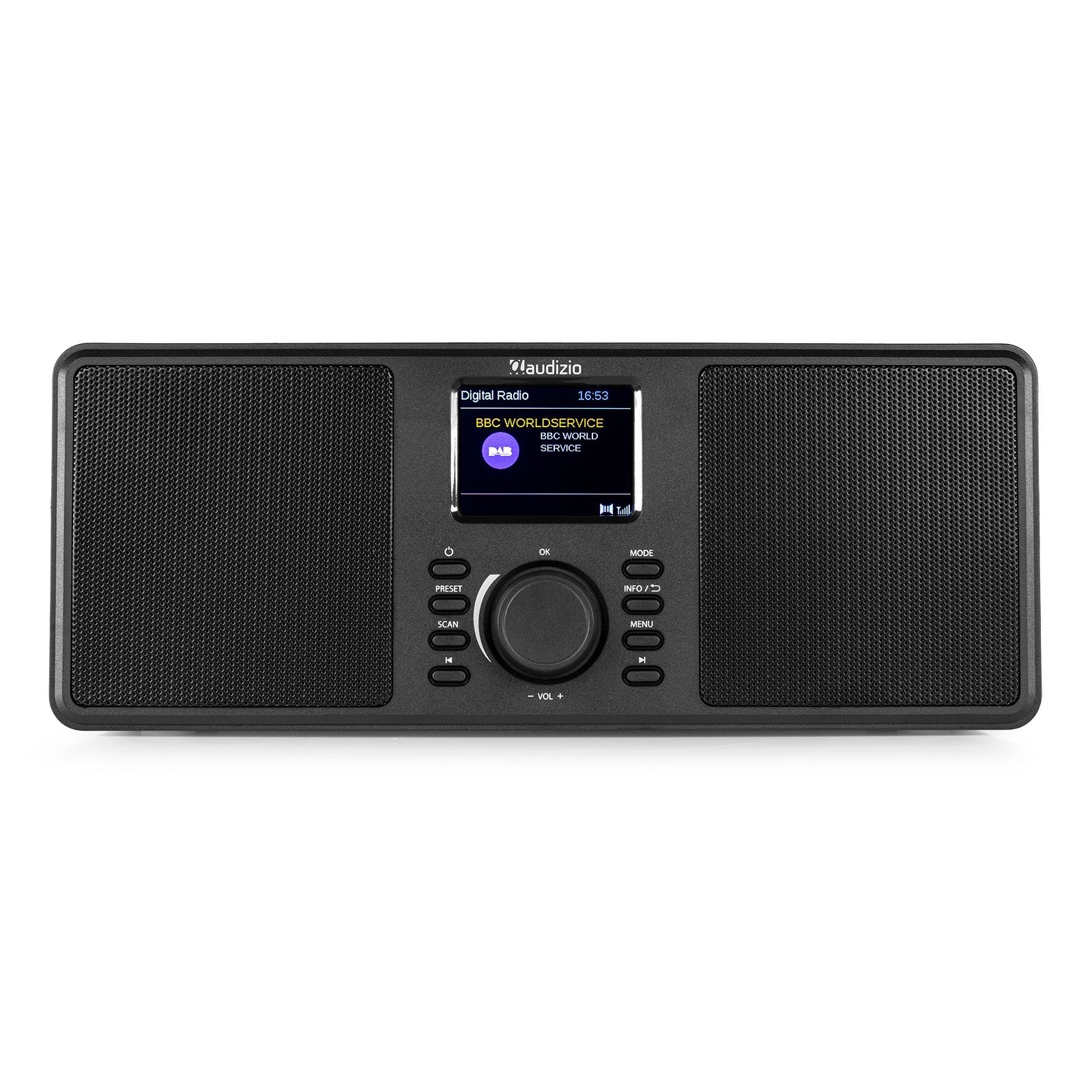 Monza dab+ stereo radio black