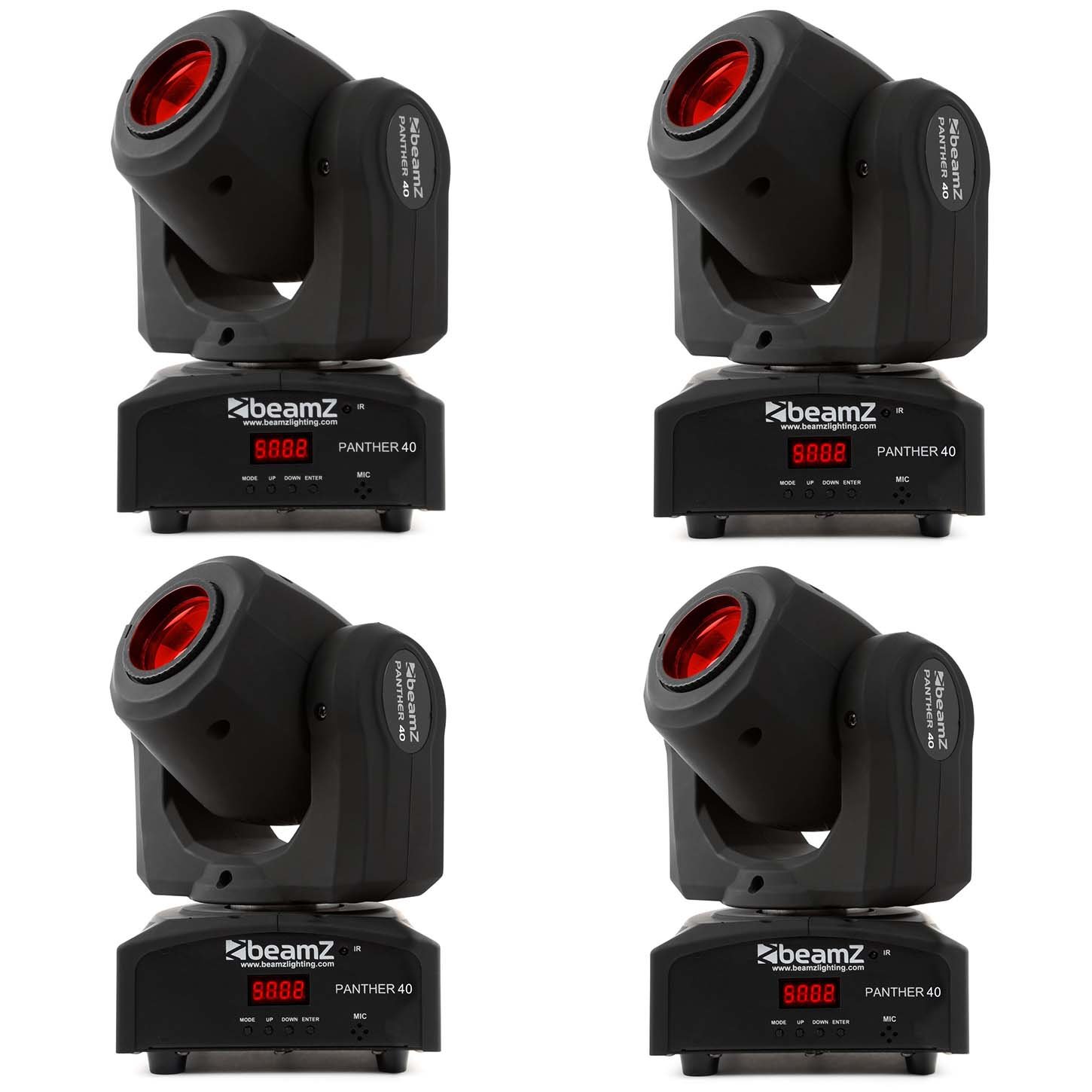 Bundle with 4x Panther 40 LED Spots