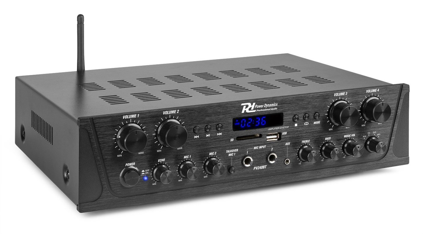 PV240BT 4-Zone Audio Amplifier
