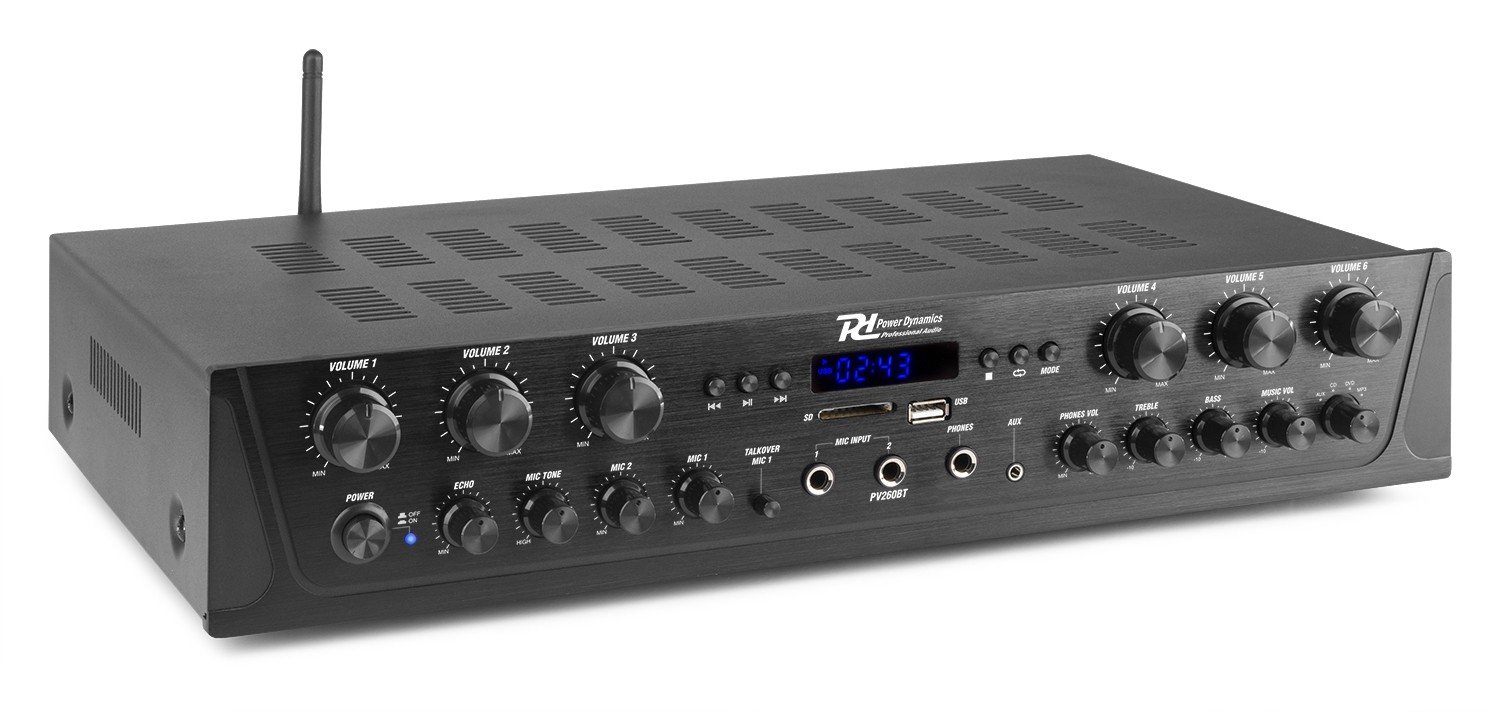PV260BT 6-Zone Audio Amplifier