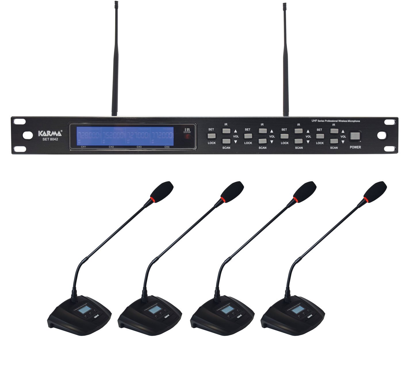 SET 8042 Quad Wireless Conference Set