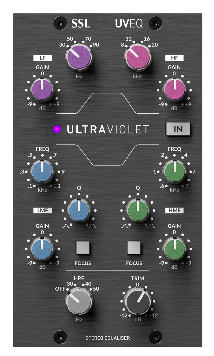 500-Series Ultraviolet Stereo EQ Module