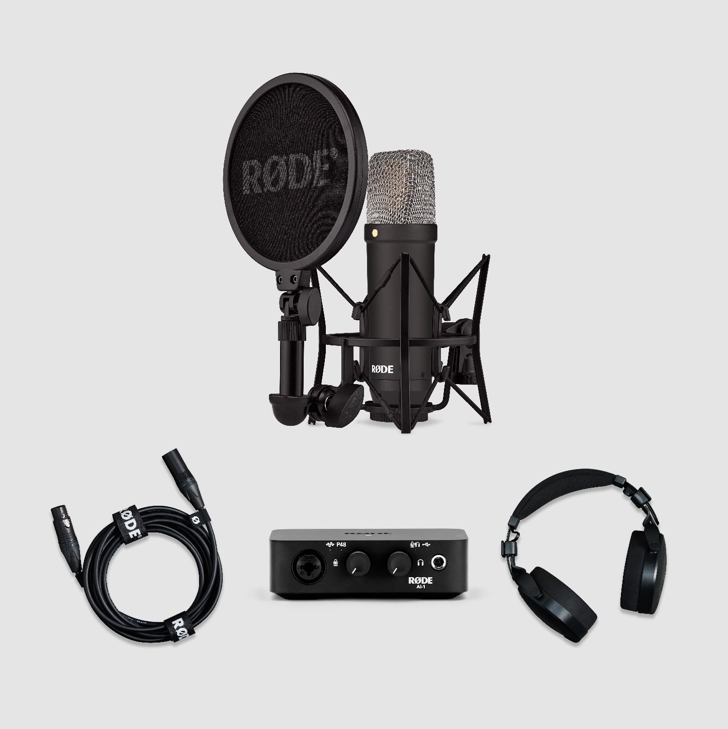 NT1 signature series Black, AI1, NTH-100 Bundle