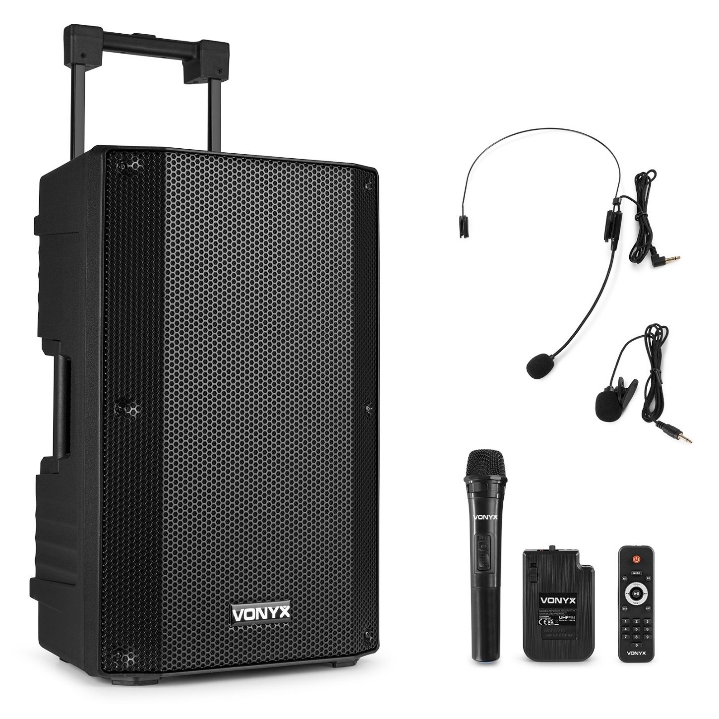 VSA500-BP Portable system 12 800w COMBI Mics