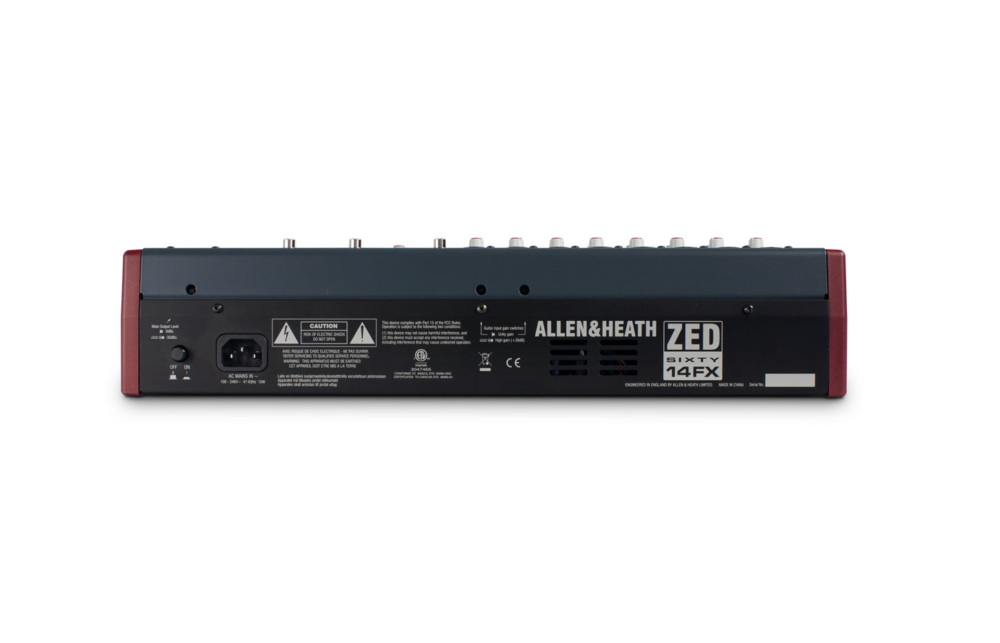 ZED 60 14FX Back