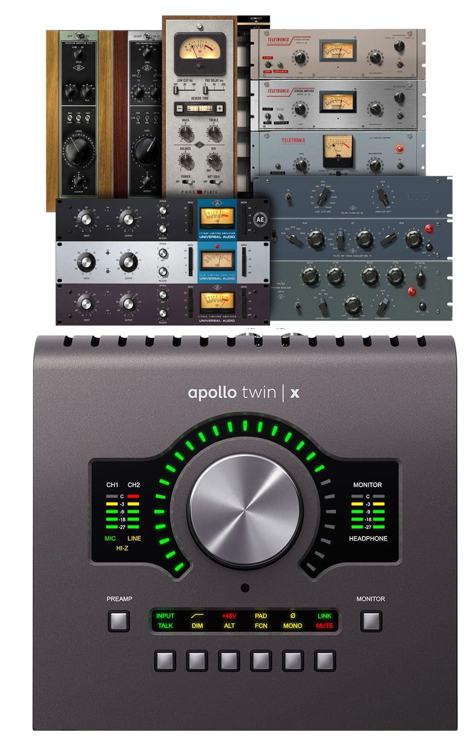 Universal Audio Apollo Twin X w/ QUAD Processing – Alto Music