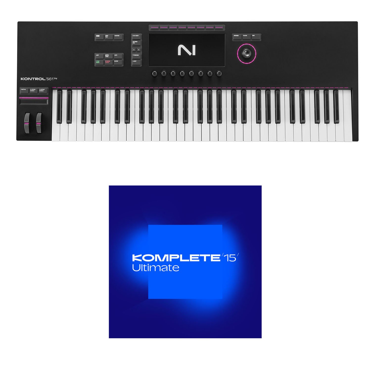 Komplete Kontrol S61 and Komplete Ultimate 15 Bundle 